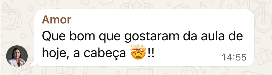 Depoimento de participante 5 da MasterClass Jornada Novo Ciclo