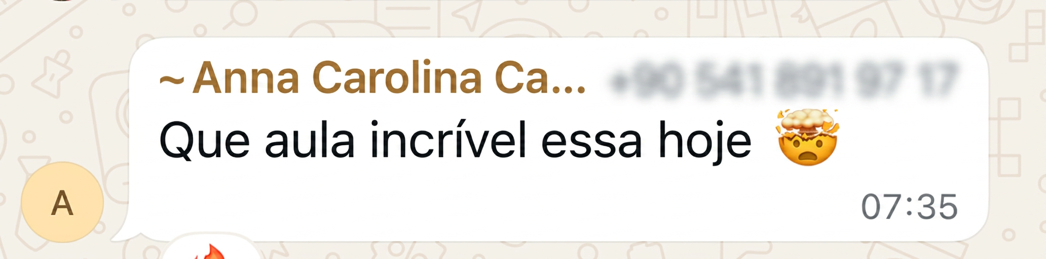 Depoimento de participante 2 da MasterClass Jornada Novo Ciclo