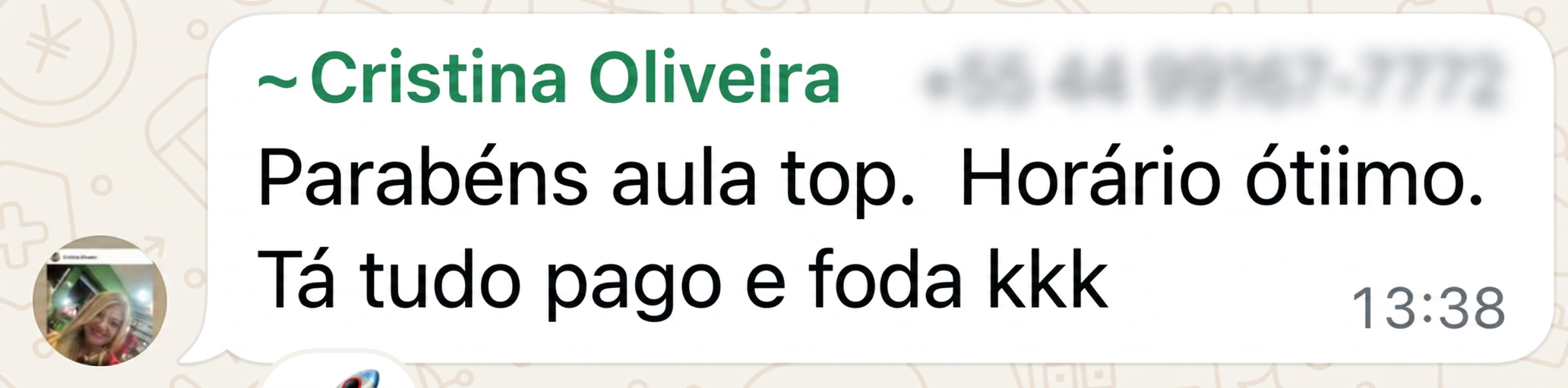 Depoimento de participante 4 da MasterClass Jornada Novo Ciclo