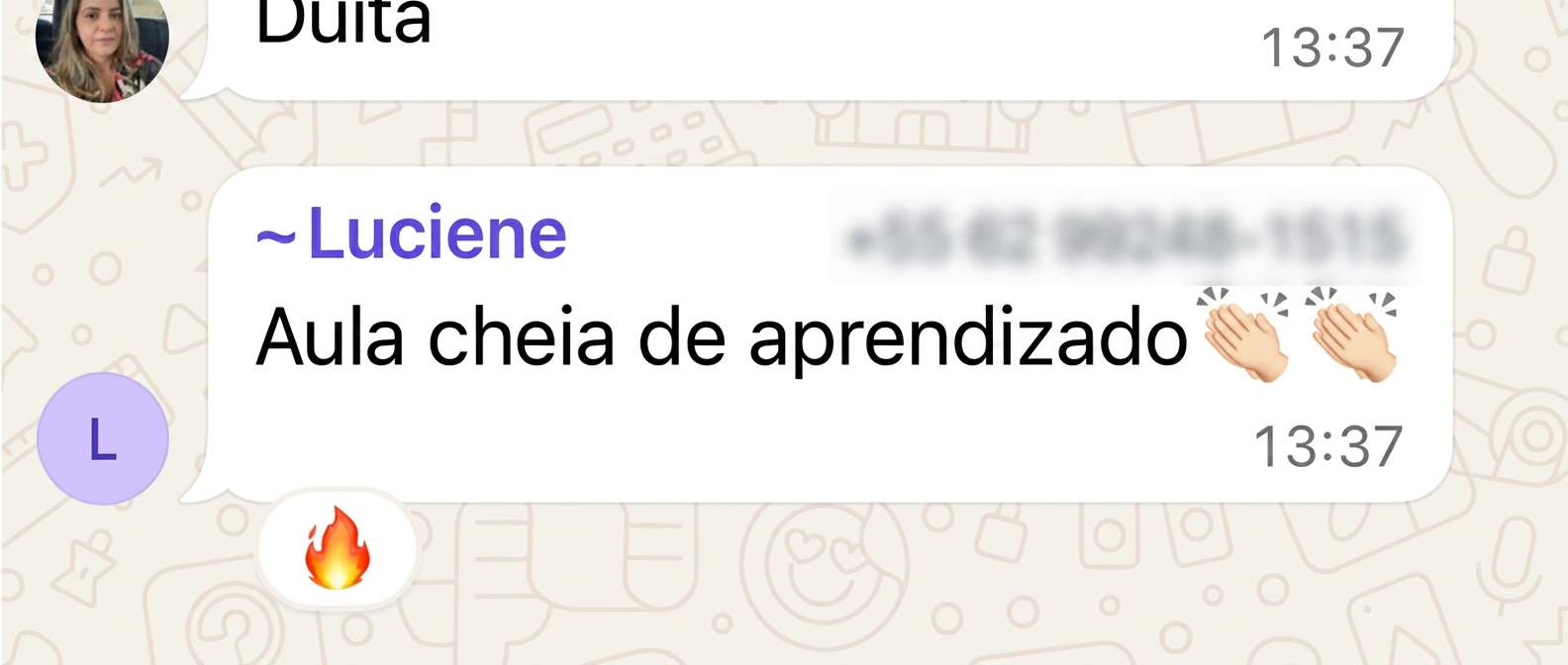 Depoimento de participante 3 da MasterClass Jornada Novo Ciclo